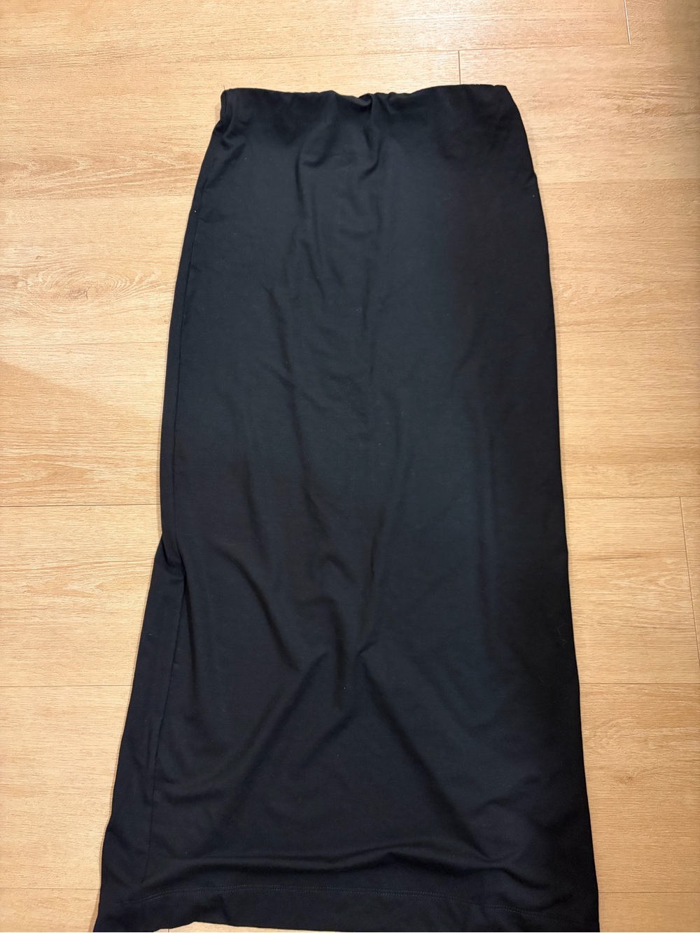 Reformation Black Maxi Pencil Skirt